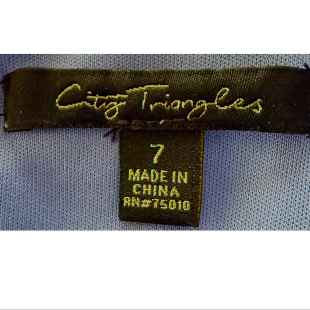 City Triangles Lace Halter Dress Floral Graduation Wedding Coquette Feminine EUC - Picture 3 of 10